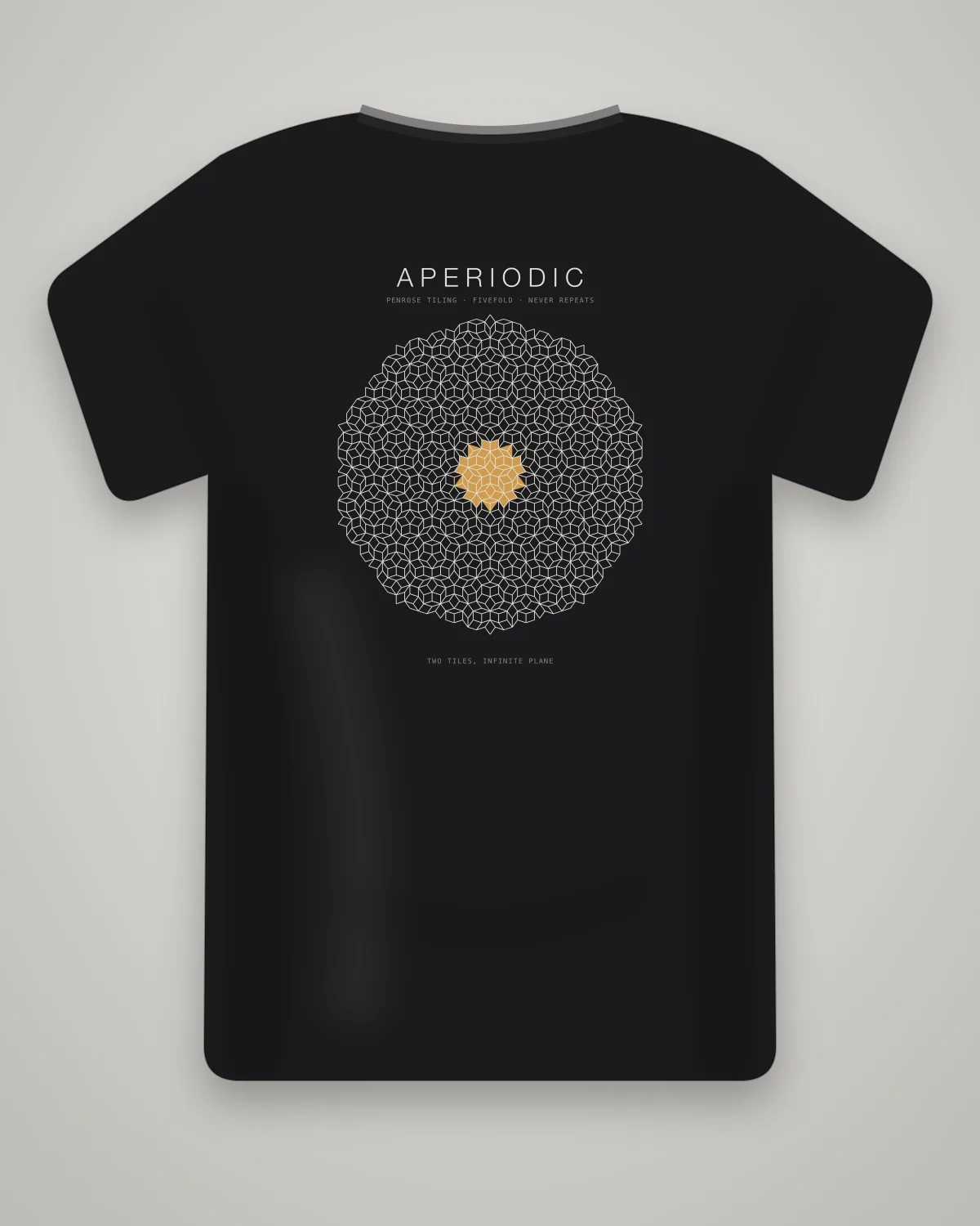 Aperiodic, a Penrose tiling