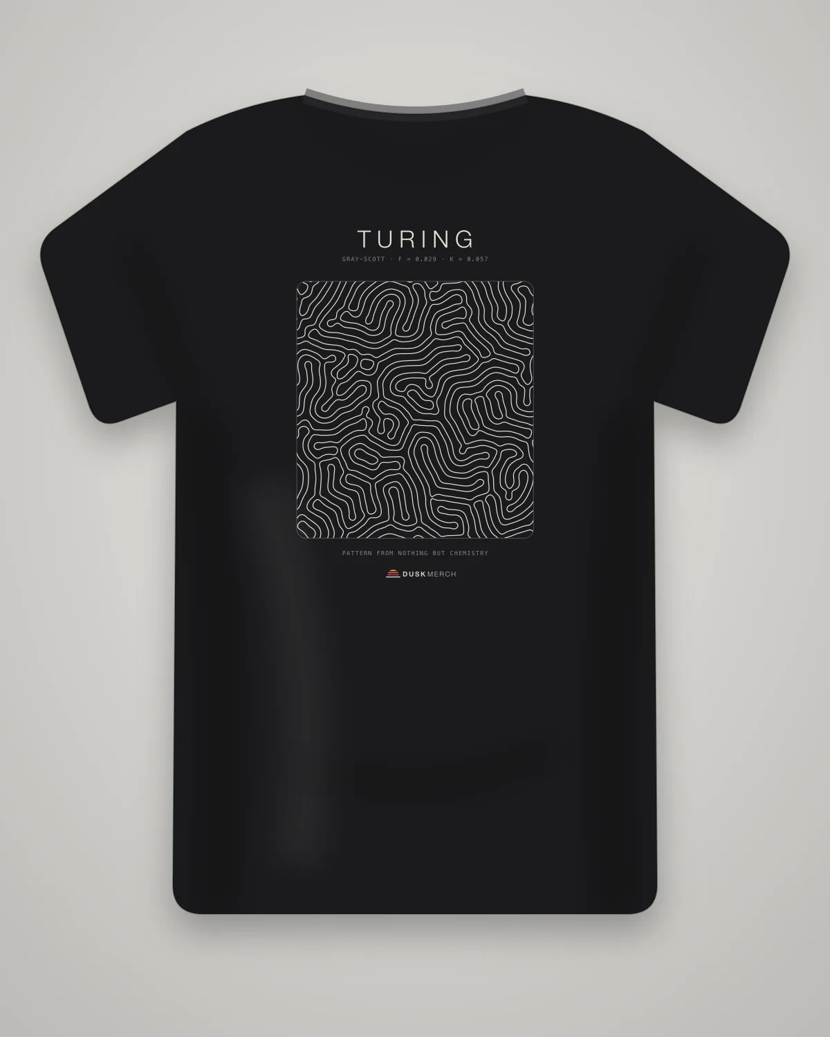 Turing, from reaction-diffusion