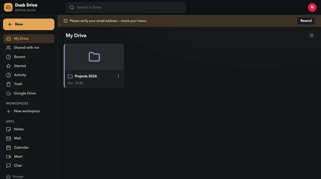 Dusk Drive with every Office app one click away